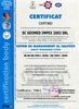 Geomed Impex 2002 - Certificat CERTIND al sistemului de management al calitatii